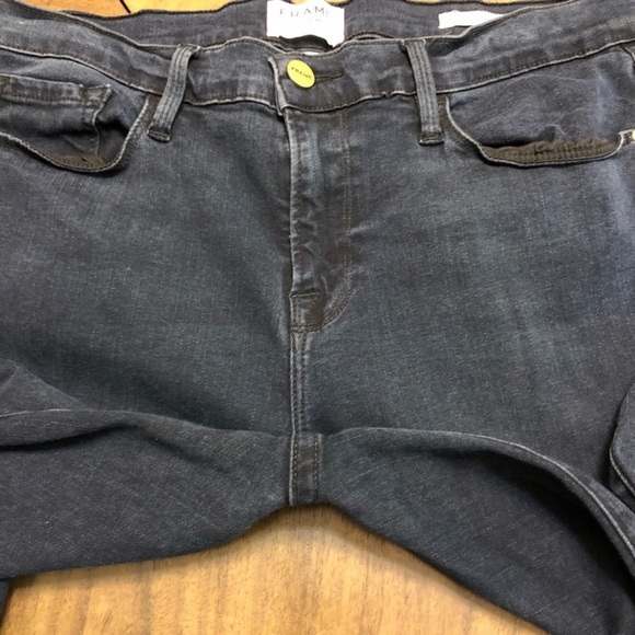 FRAME “le skinny de Jeanne” stagger hem jeans - Picture 9 of 13